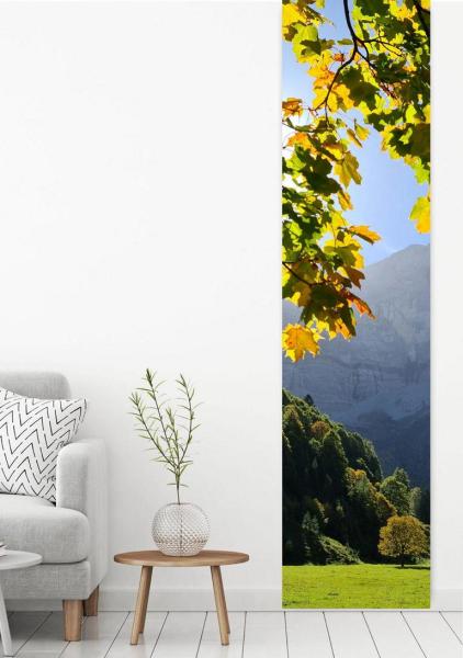 Flächenvorhang Der Herbst beginnt , Schiebevorhang, Schiebegardine, modern, 60 cm breit, 2,65 m h